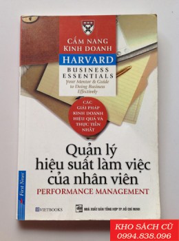 Cẩm Nang Kinh Doanh - Quản Lý Hiệu Suất Làm Việc Của Nhân Viên