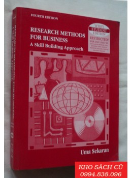 Research Methods For Business  - A Skill Building Approach