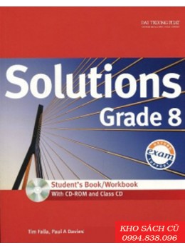 Solutions Grade 8 Student's Book/Workbook (w/CD+CDRom)