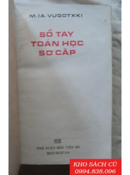 Sổ Tay Toán Học Sơ Cấp